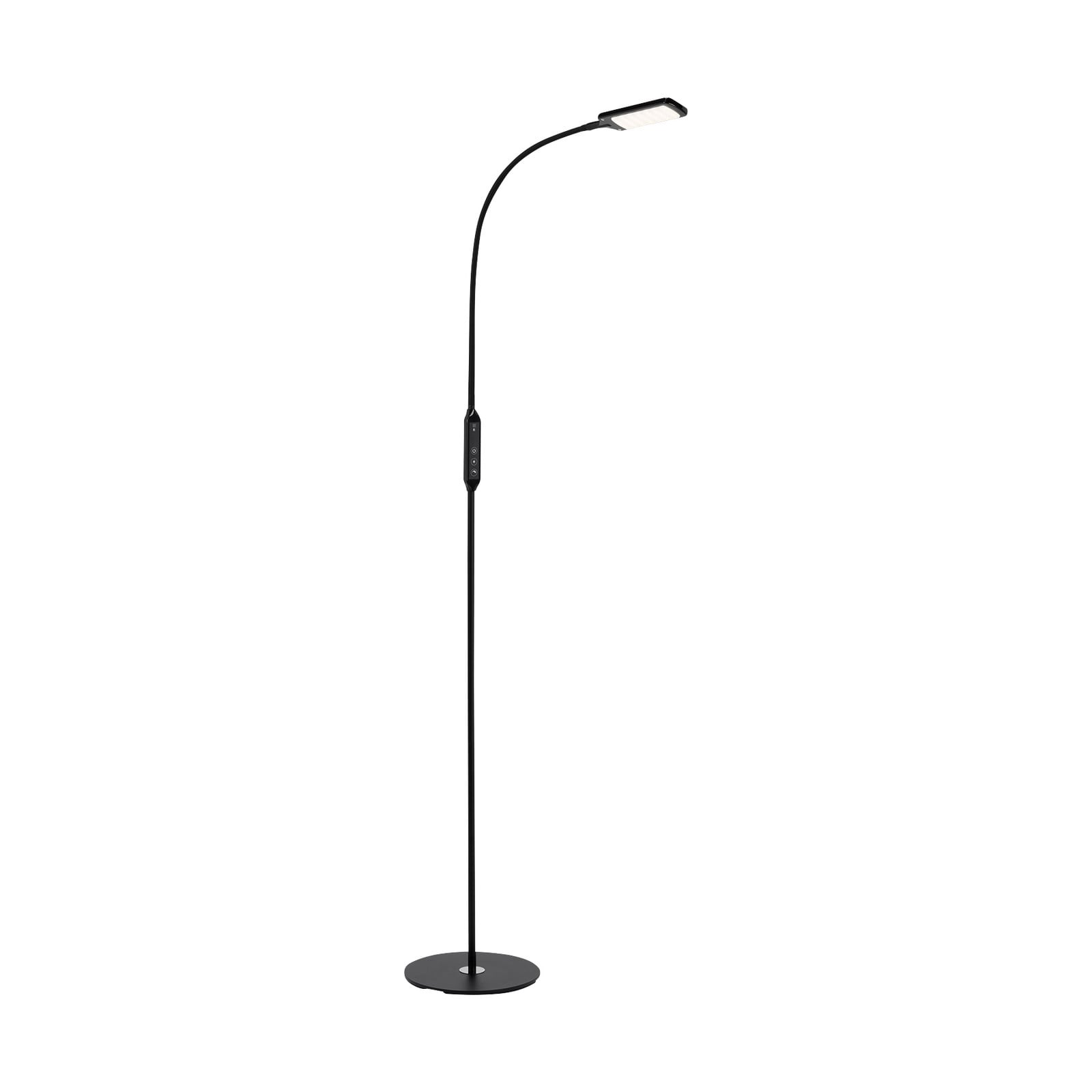 Office Remote LED podna svjetiljka, crna, prigušiva, CCT