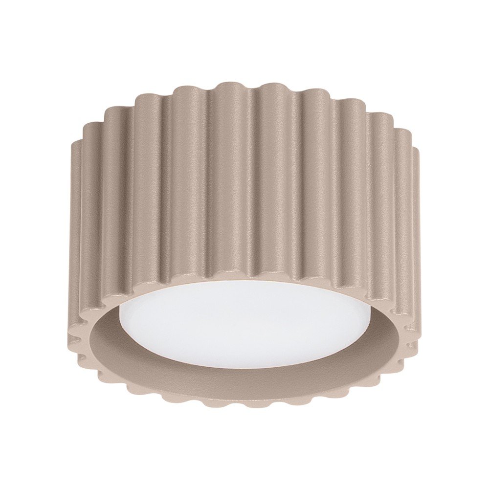 Smeđe-sivi metalni reflektor ø 10 cm Zora – Sollux
