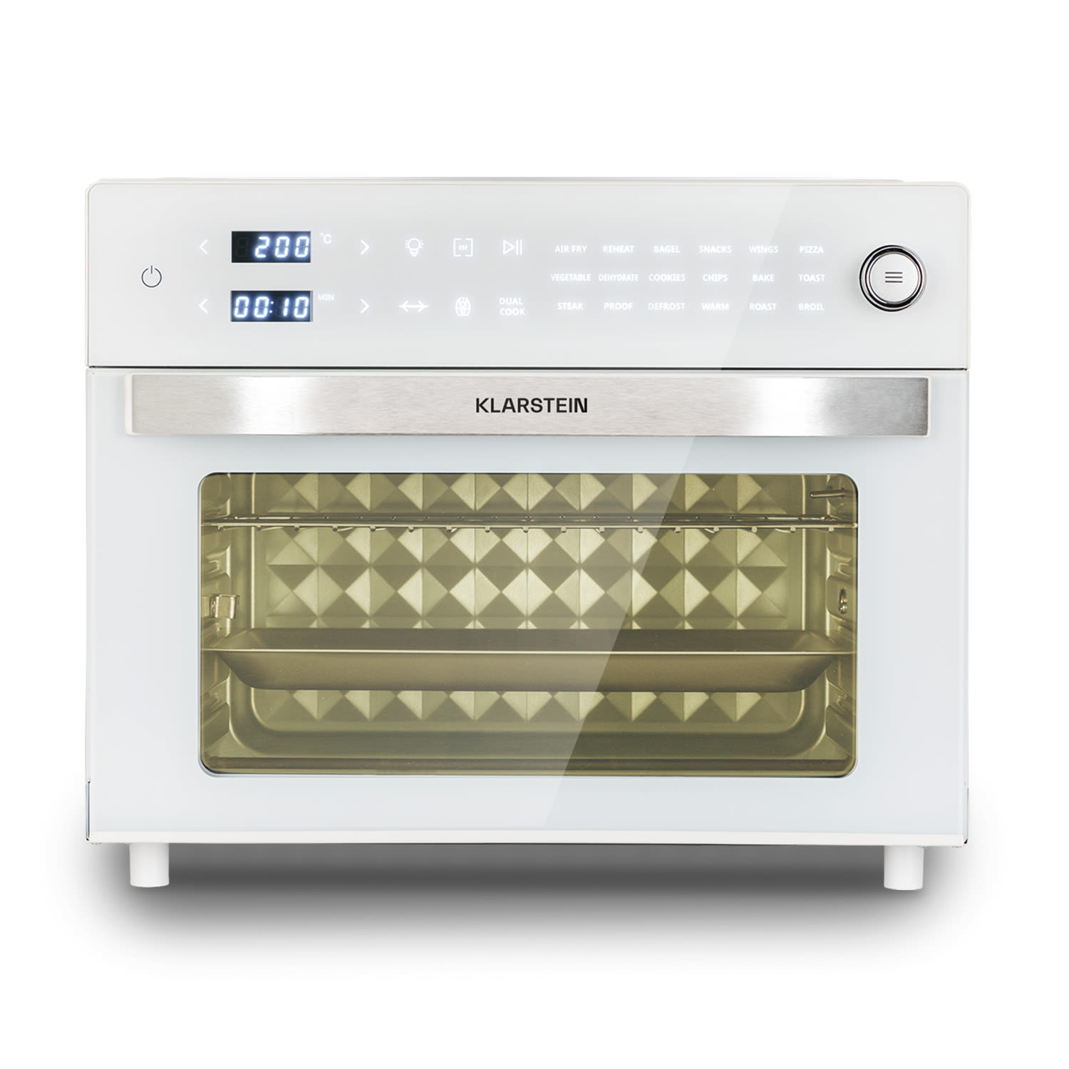 Klarstein Vigor Air, friteza na vrući zrak, 1800 W, 30 litara, 18 programa, gornje i donje grijanje