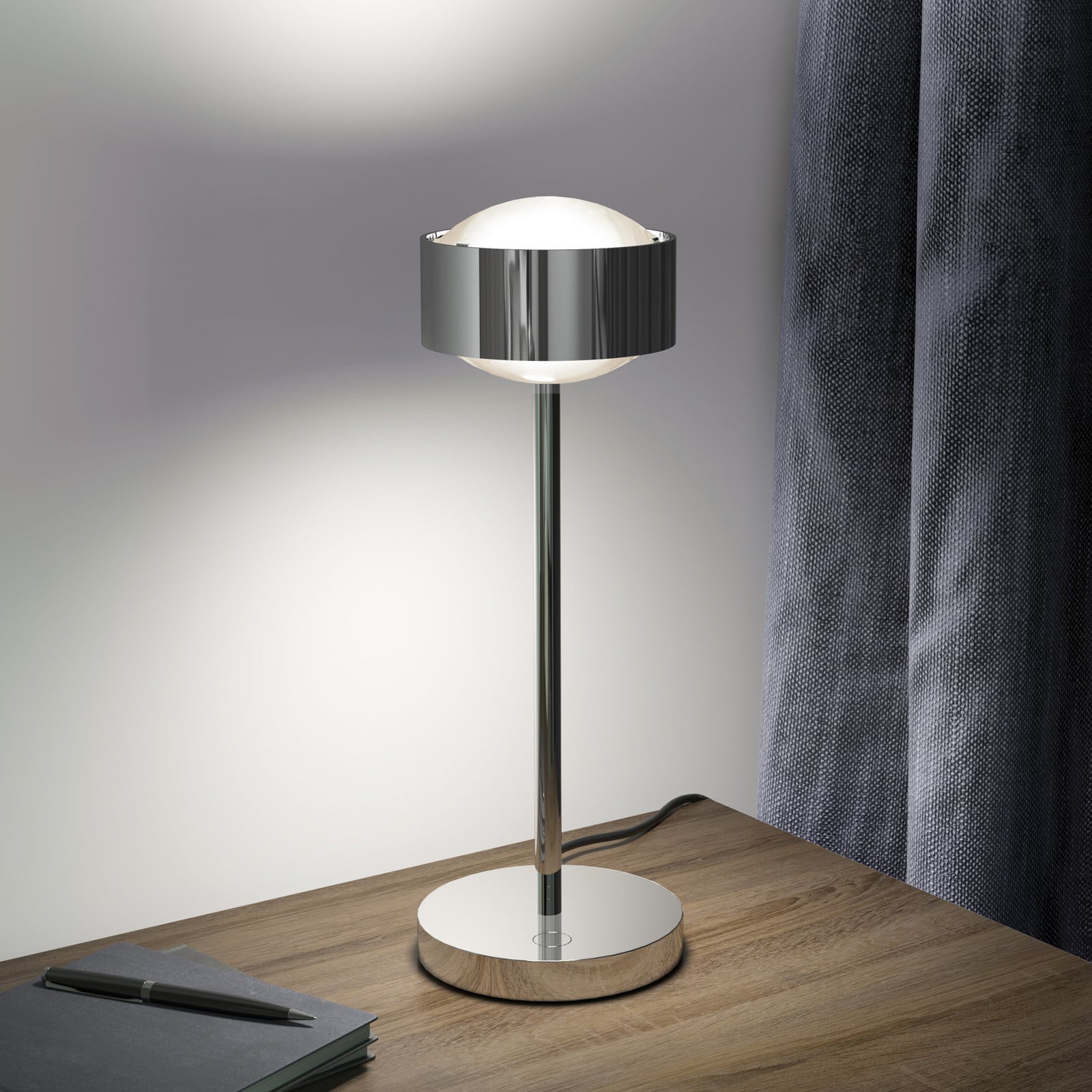 Pak! 120 Eye Table LED, leće mat, krom