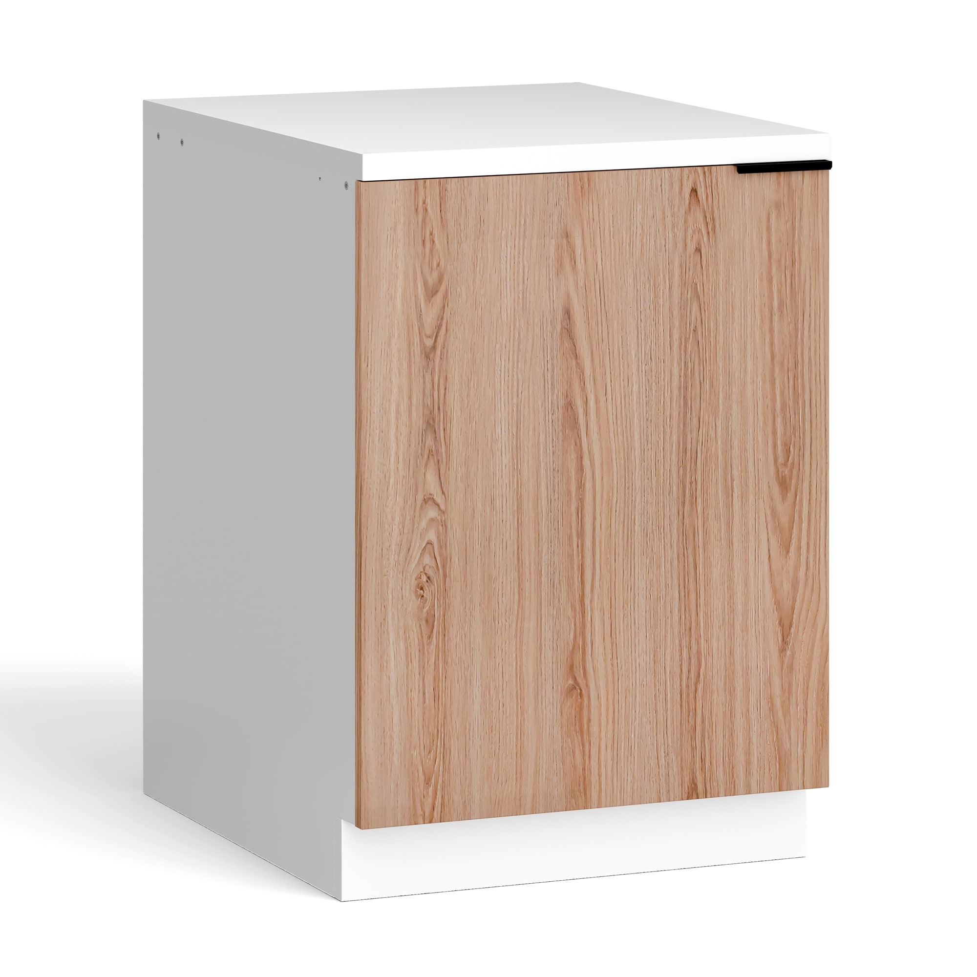 Blumfeldt WoodVista donji ormarić za sudoper, Robustan, Soft-Close ovjes, Aluminijske ručke