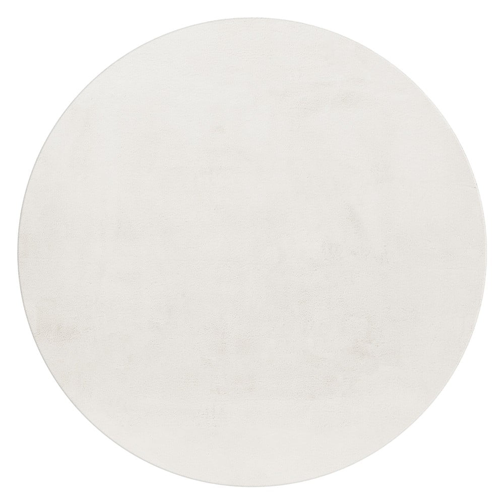 Krem periv okrugli tepih ø 120 cm Pouffy – Ayyildiz Carpets