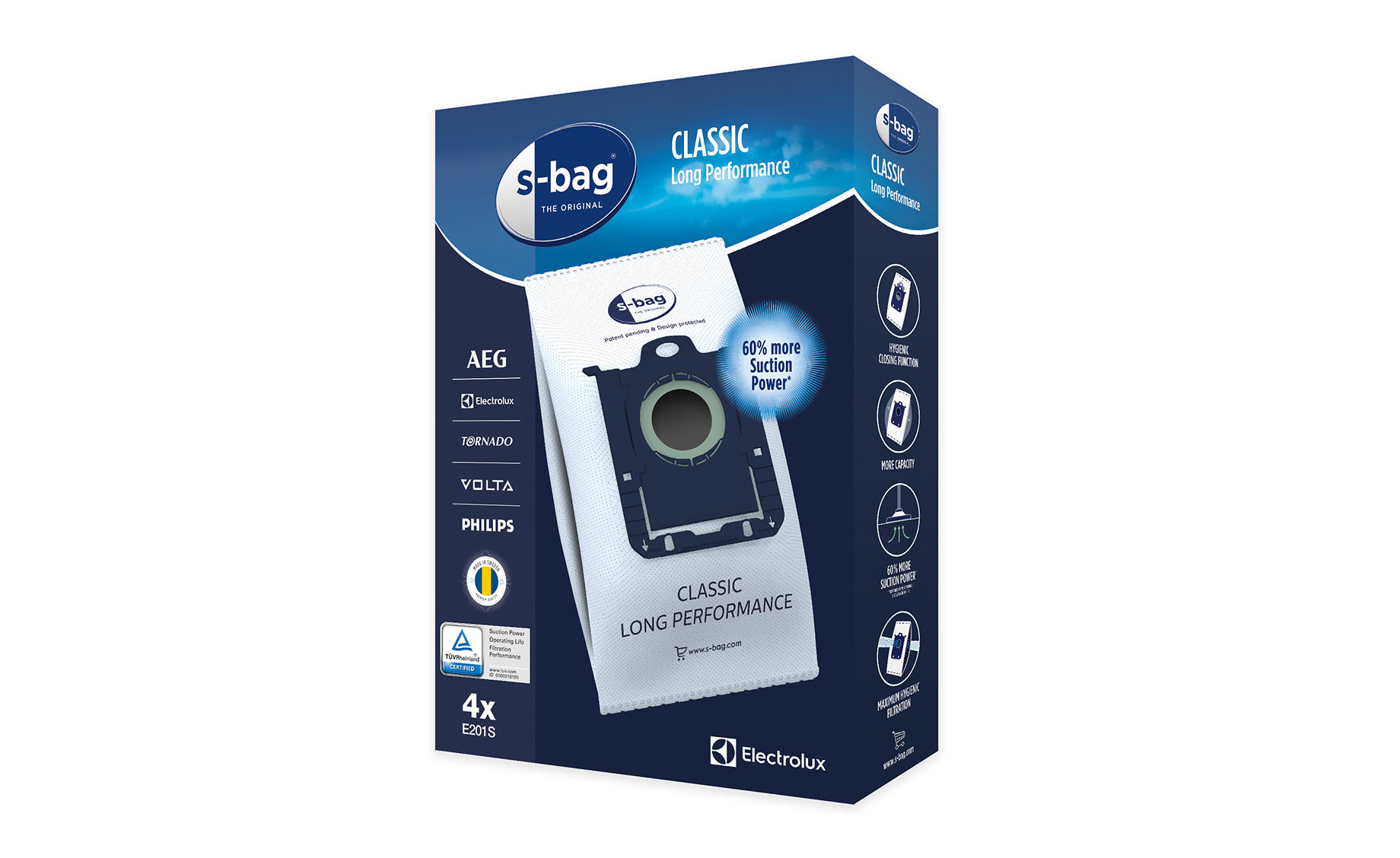 Electrolux E201S vrećice za usisavač