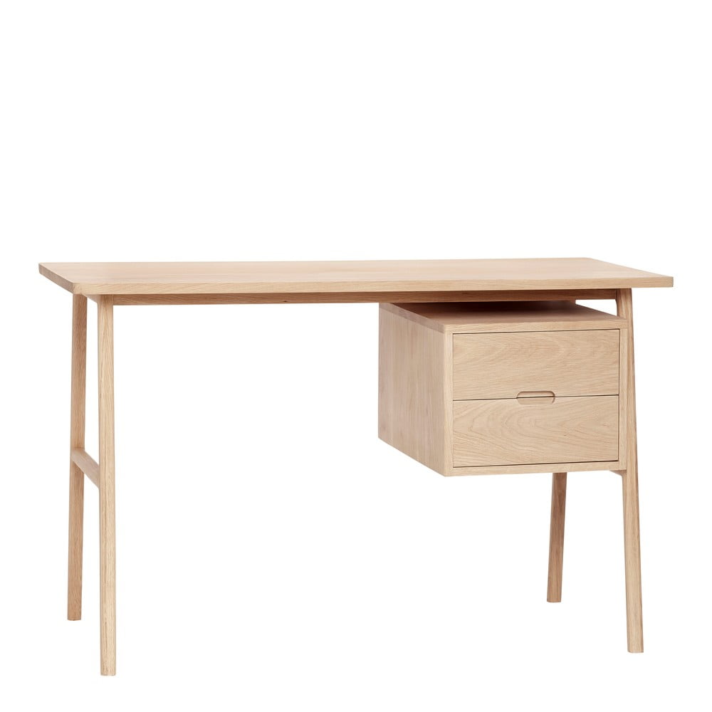 Radni stol u dekoru hrasta 57x120 cm Architect - Hübsch