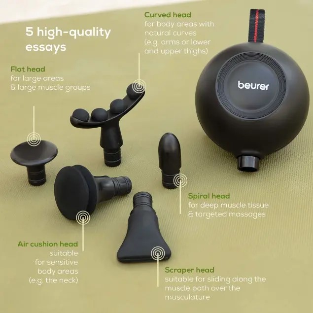Beurer MG 101 - Ergonomski masažer s tehnologijom senzora pritiska, masaža dubokog tkiva