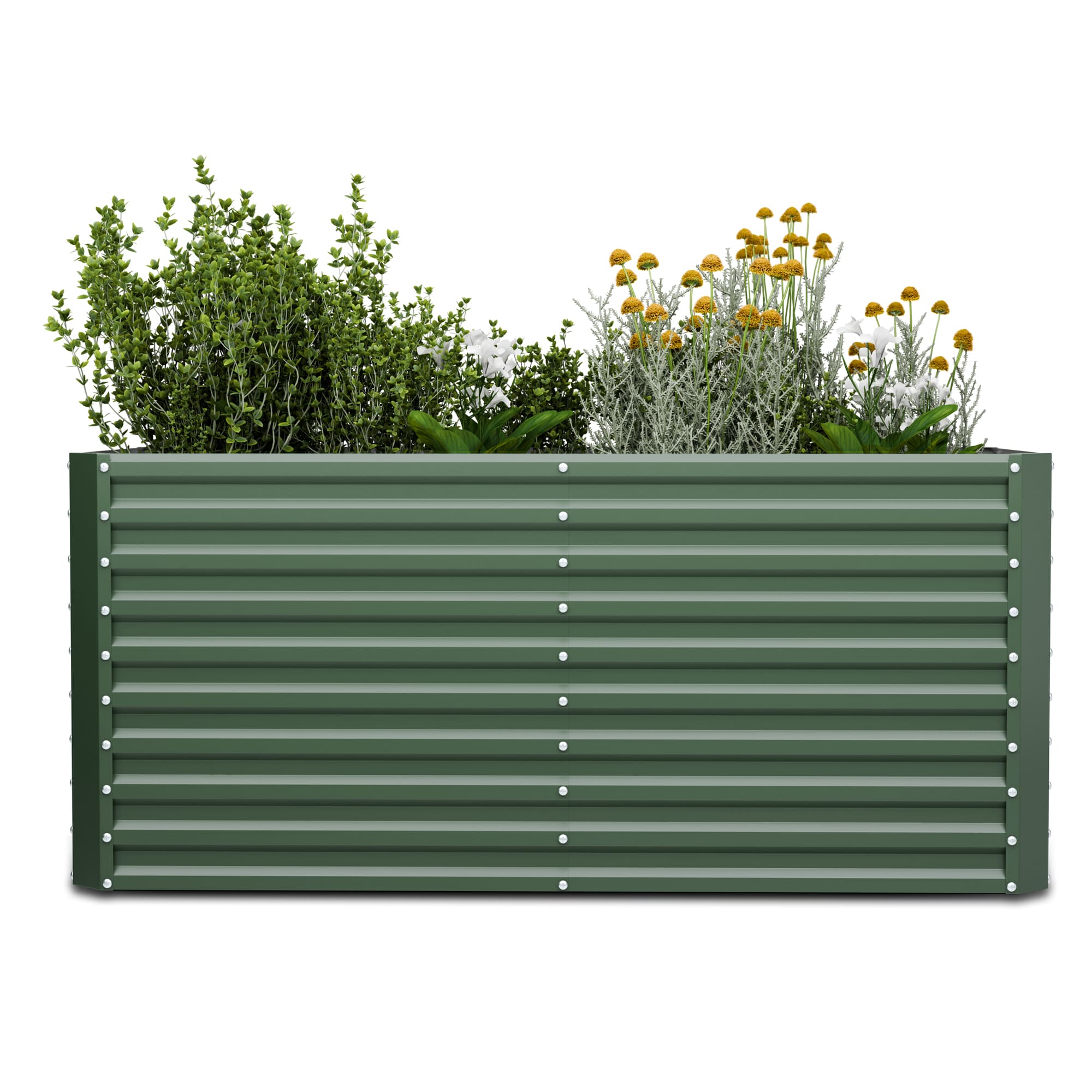 Blumfeldt High Grow Ravni podignuti krevet, 1800 L, Ergonomski, Otporan na vremenske uvjete, Otvorena baza