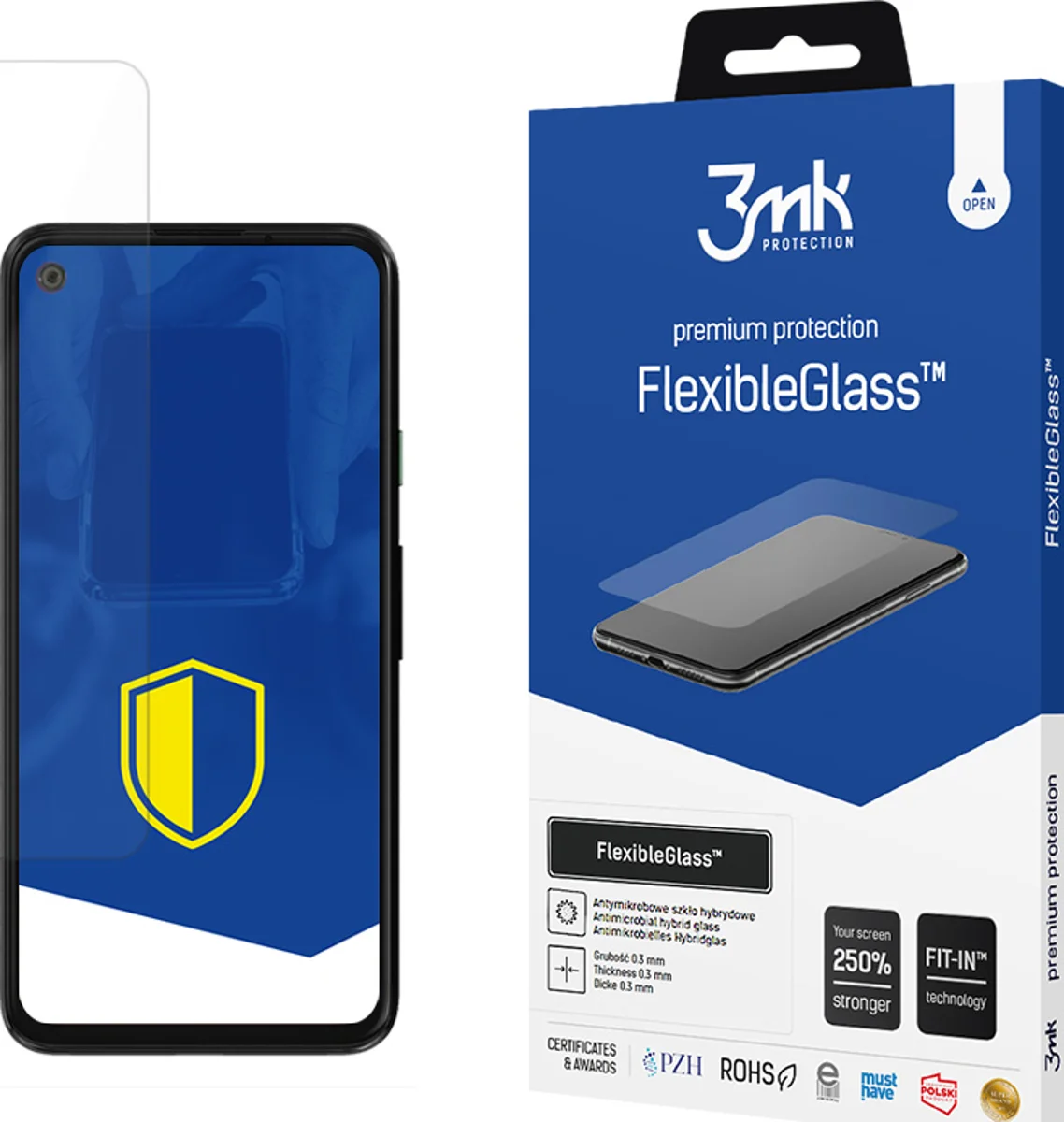 Zaštitno staklo 3MK FlexibleGlass Google Pixel 5 Hybrid Glass (5903108327961)
