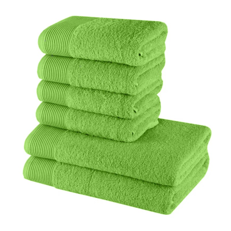 Set od 6 pamučnih ručnika i Bella green EMI ručnika