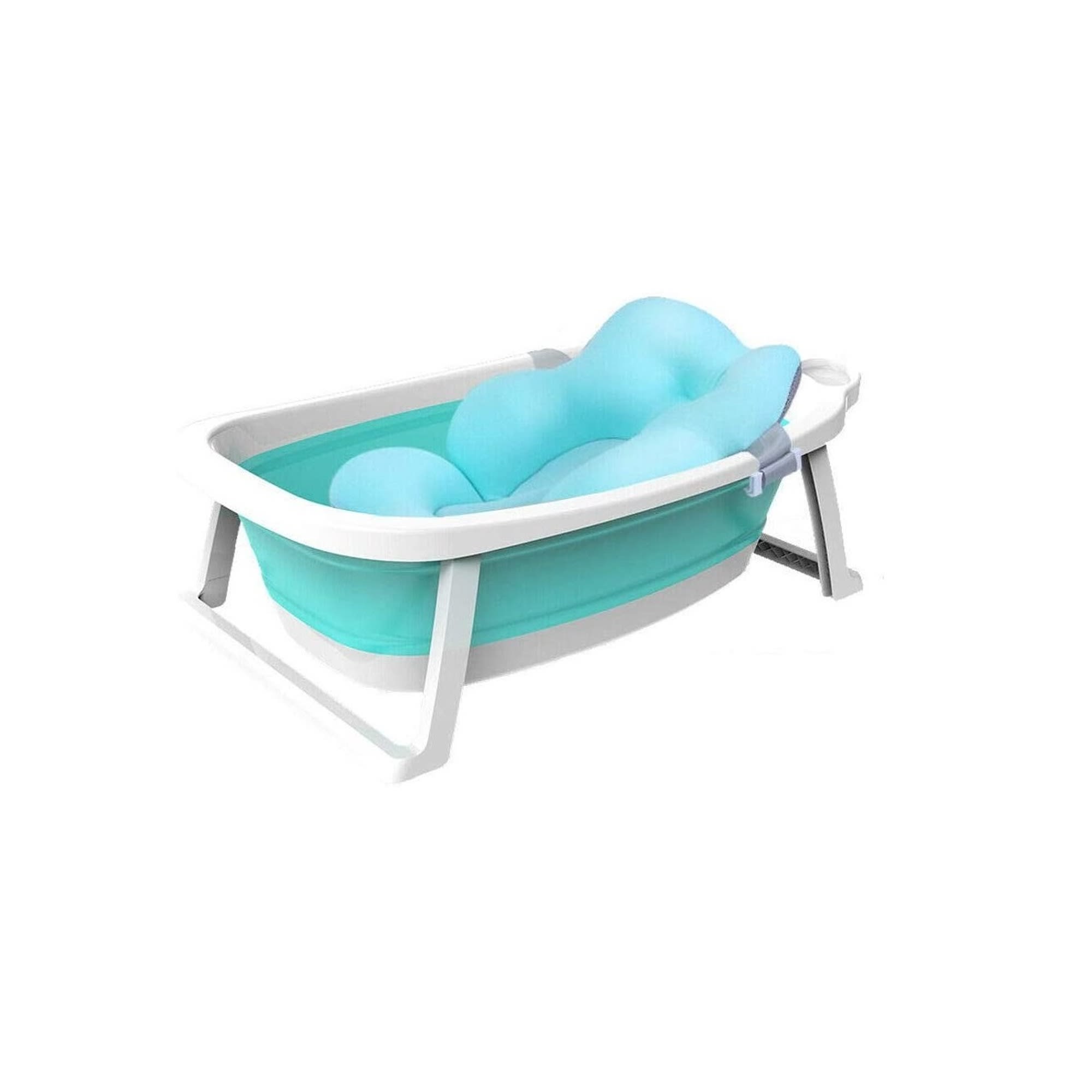 Babify Sklopiva dječja kupka s jastukom, za novorođenčad i malu djecu, bez BPA, za djevojčice i dječake do 0-3 godine