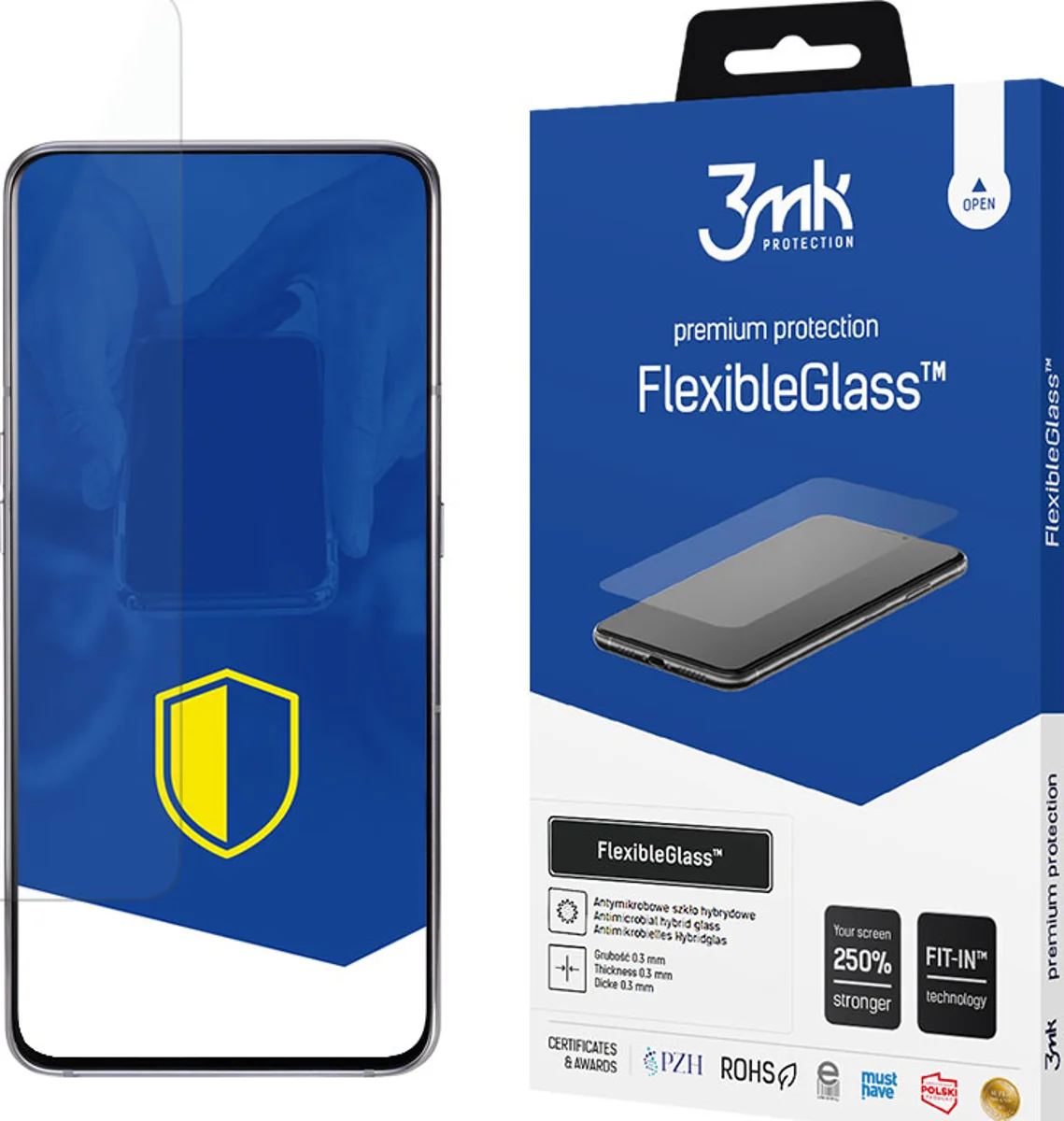 Zaštitno staklo 3MK FlexibleGlass Samsung A805 A80 Hybrid Glass