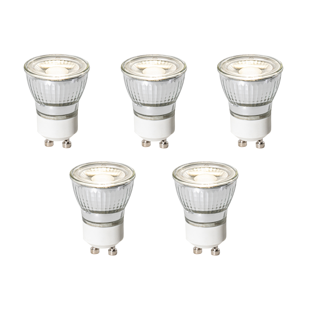 Set od 5 GU10 prigušivih LED žarulja 35 mm 4 W 230 lm 4000 K