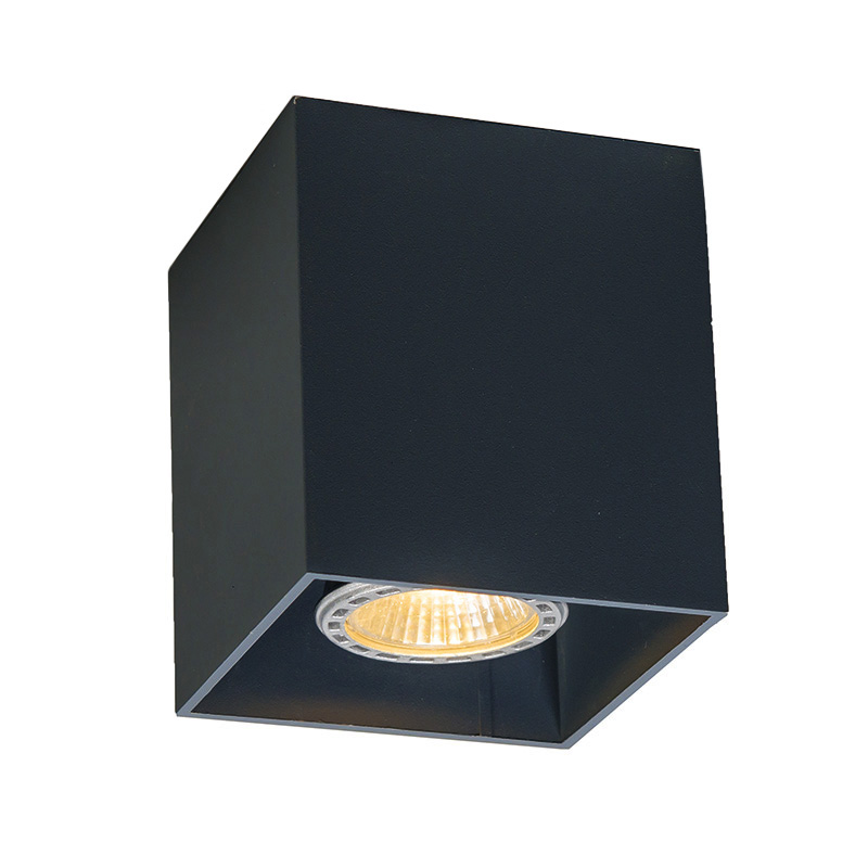 Pametni reflektor crni uklj. WiFi GU10 - Qubo