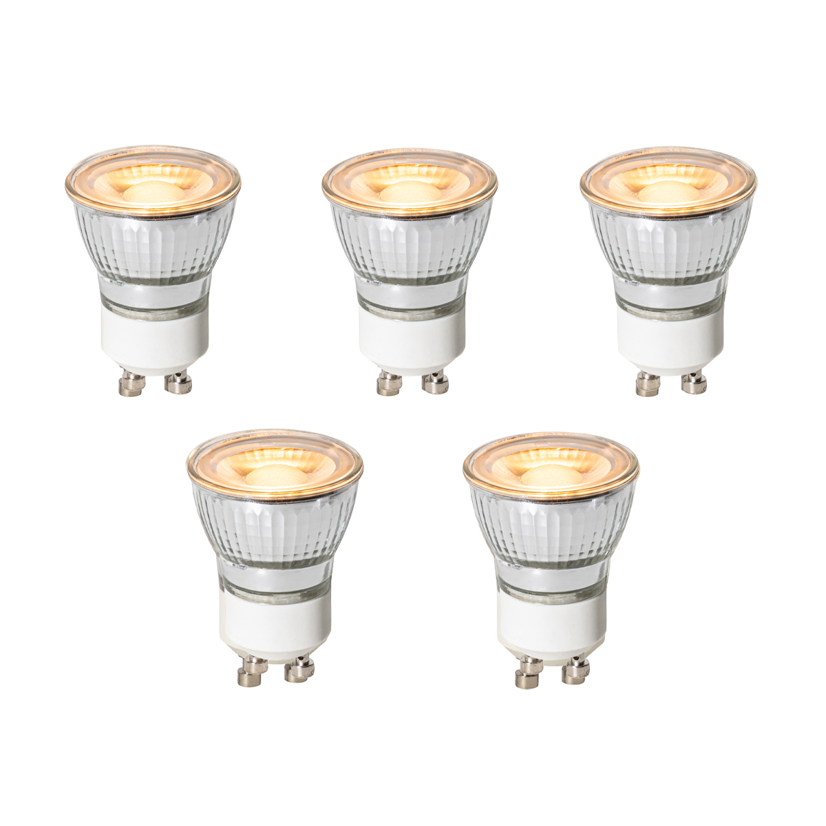 Set od 5 GU10 3-stupanjskih prigušivih LED žarulja 35 mm 4 W 200 lm 2200 K