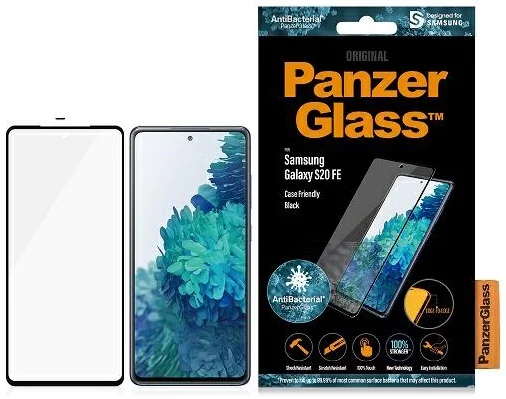 Zaštitno staklo PanzerGlass Samsung Galaxy S20 FE CF,Black Antibacterial