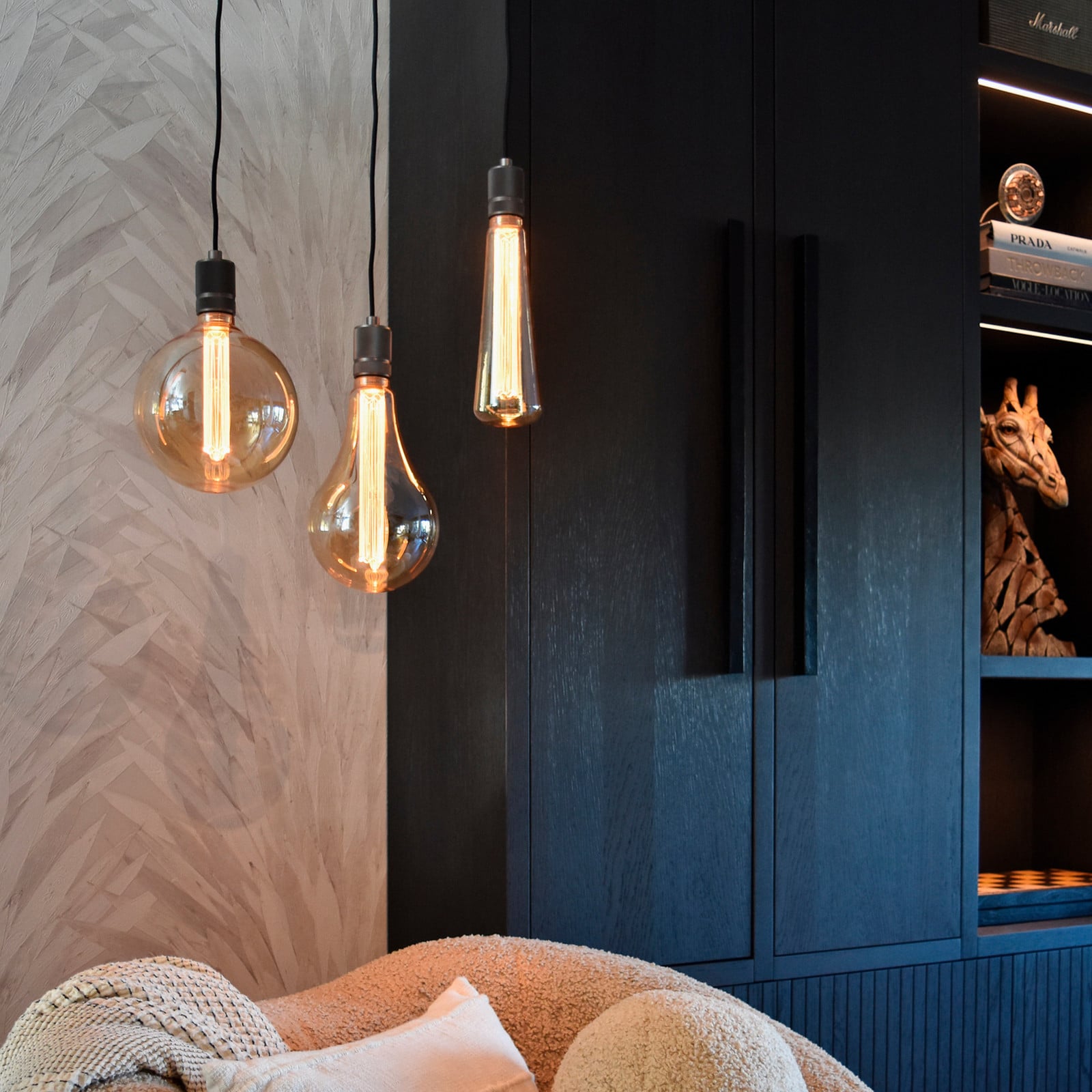 Calex Royal Kalmar LED E27 3,5 W 1,800K dimm zlato