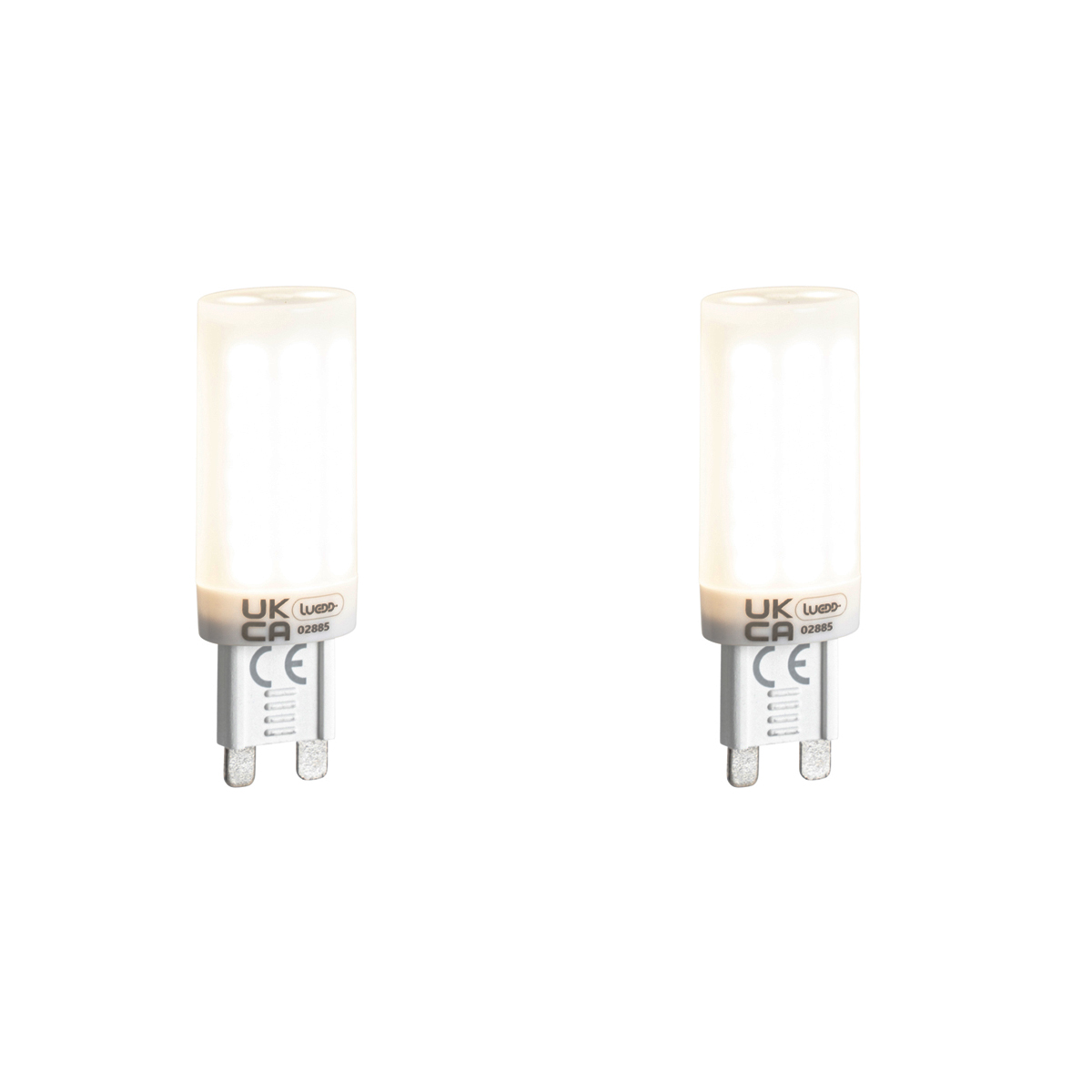 Set od 2 G9 3-stupanjske prigušne LED žarulje Opal 4.5W 500lm 4000K
