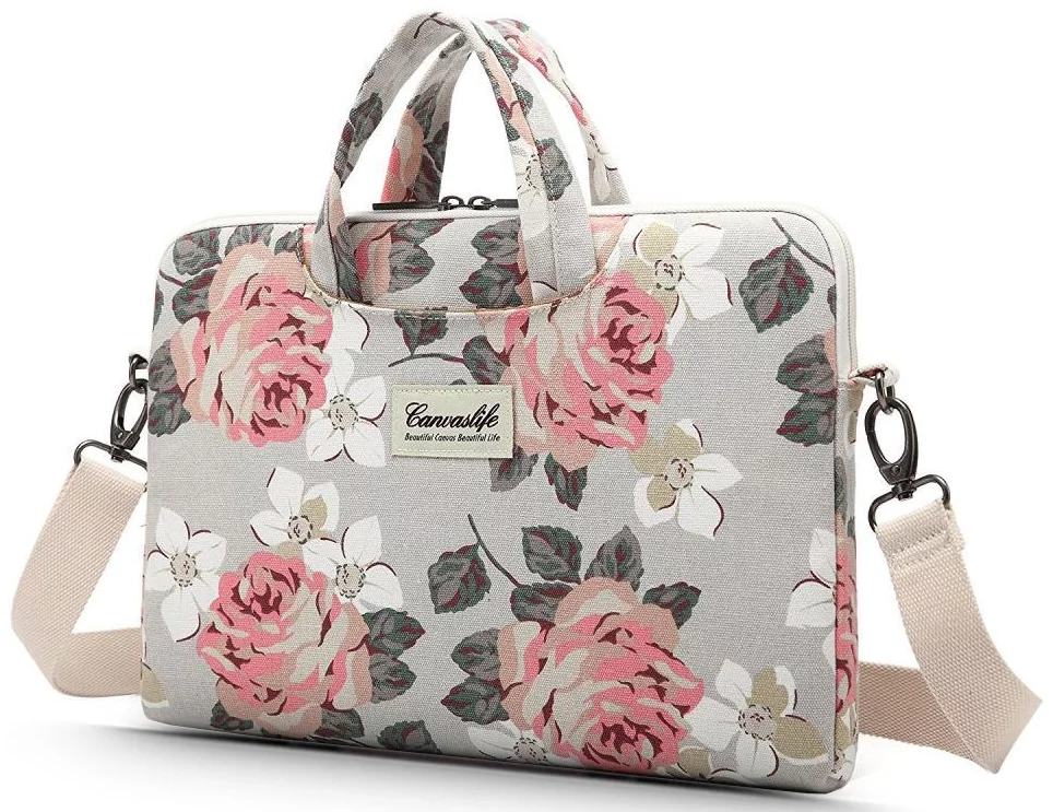 Maska CANVASLIFE BRIEFCASE LAPTOP 13-14 WHITE ROSE (0795787711170)