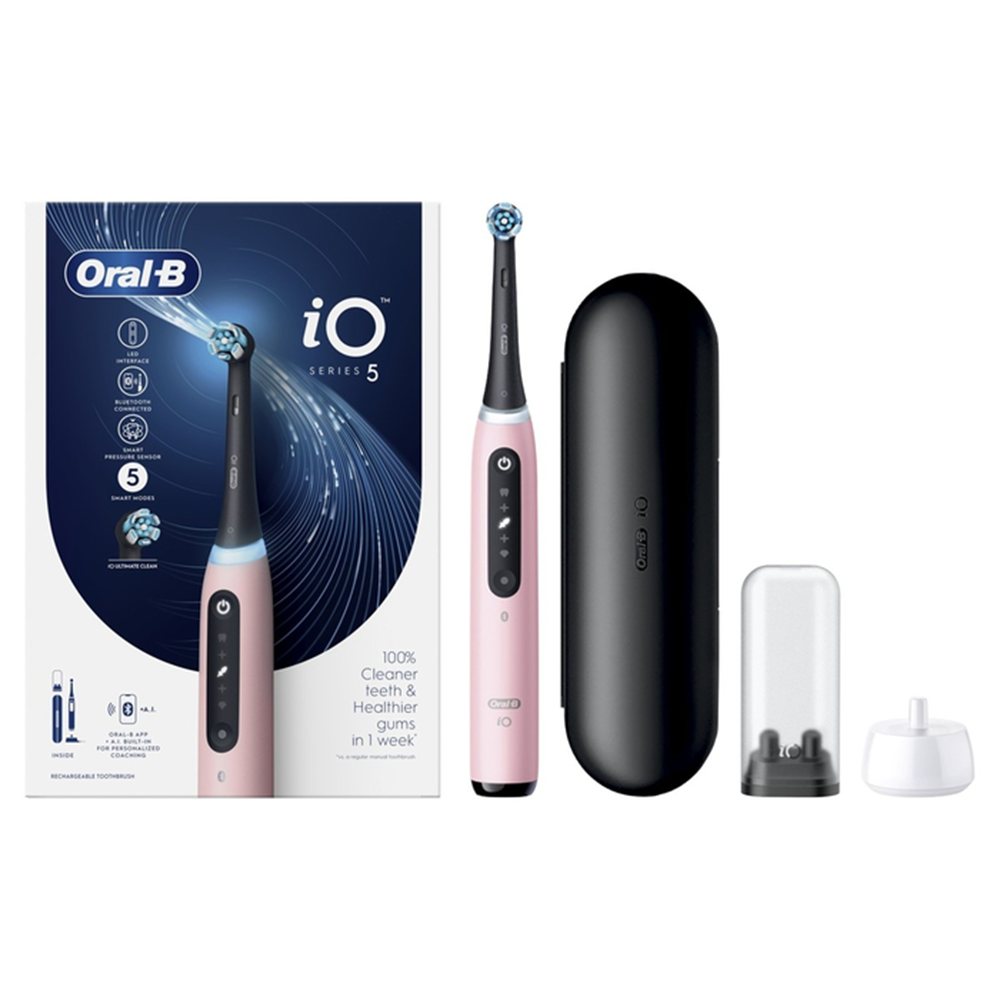 ORAL-B električna četkica za zube iO5, roza