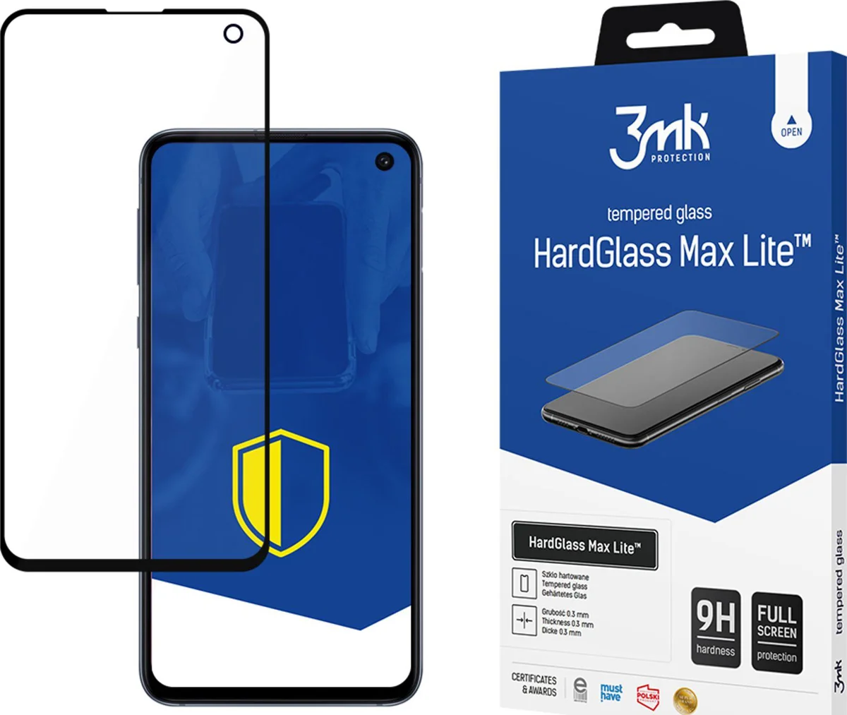 Zaštitno staklo 3MK Samsung Galaxy S10e Black - 3mk HardGlass Max Lite