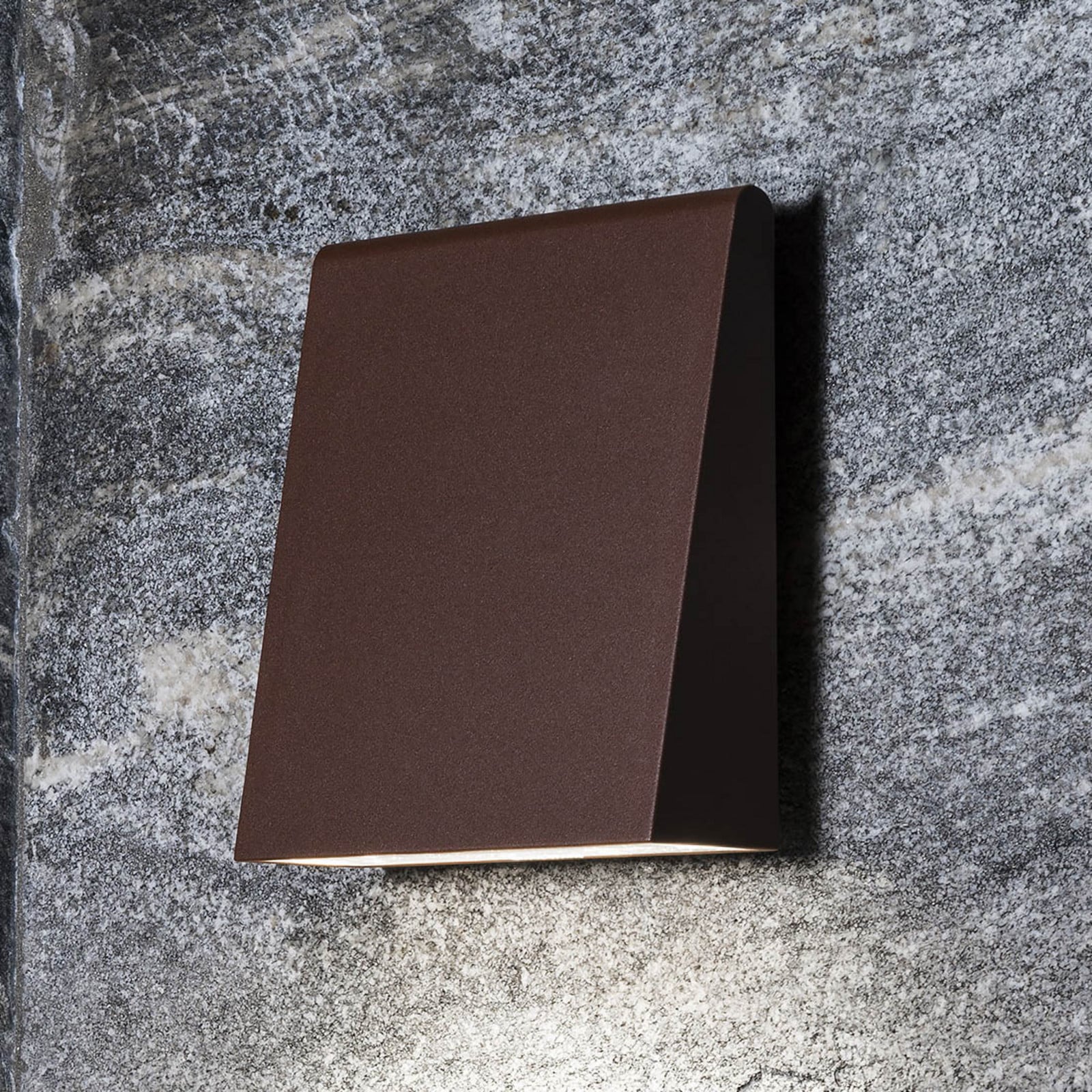 Artemide Cuneo LED vanjska zidna svjetiljka, hrđa