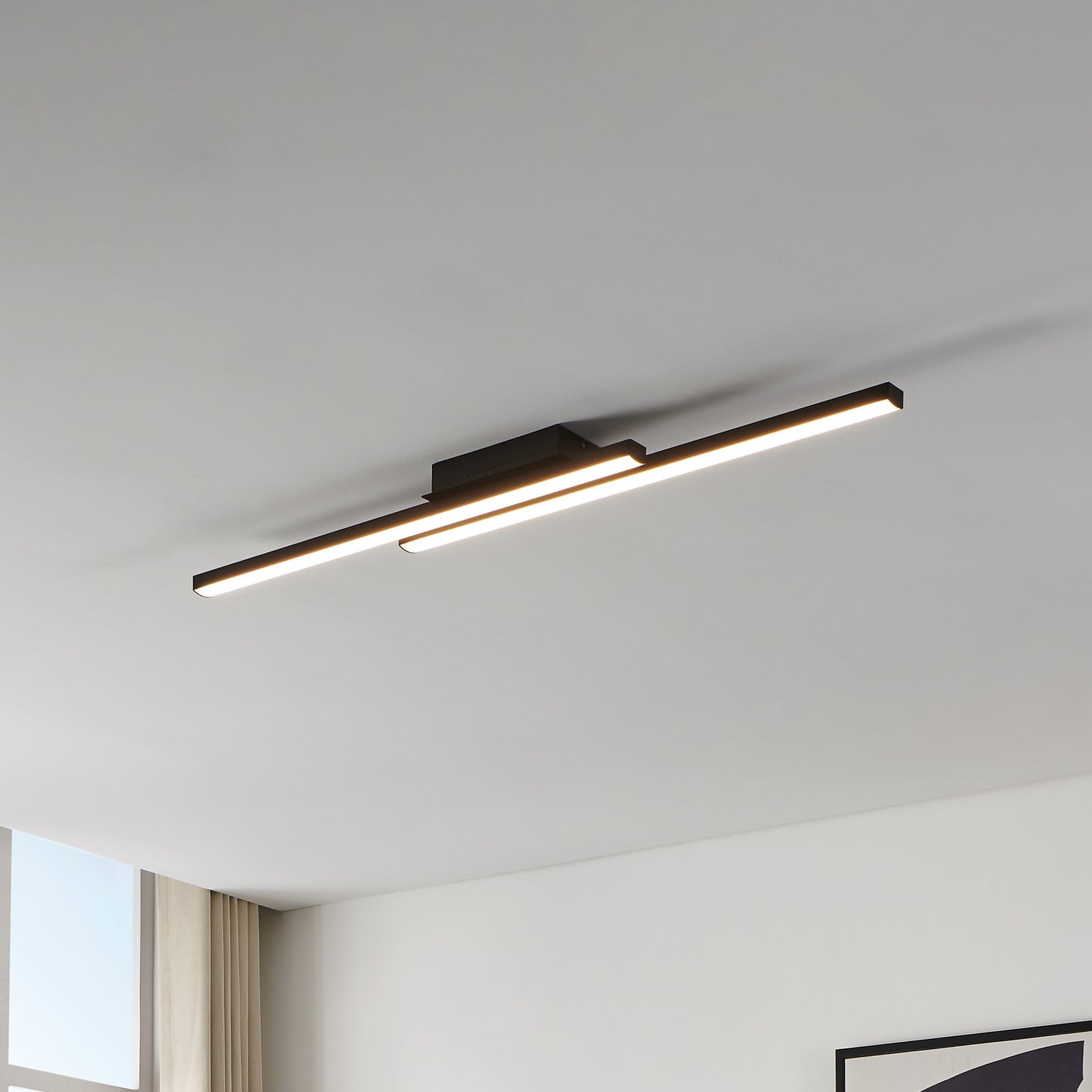 EGLO connect Fraioli-Z LED stropna svjetiljka crna