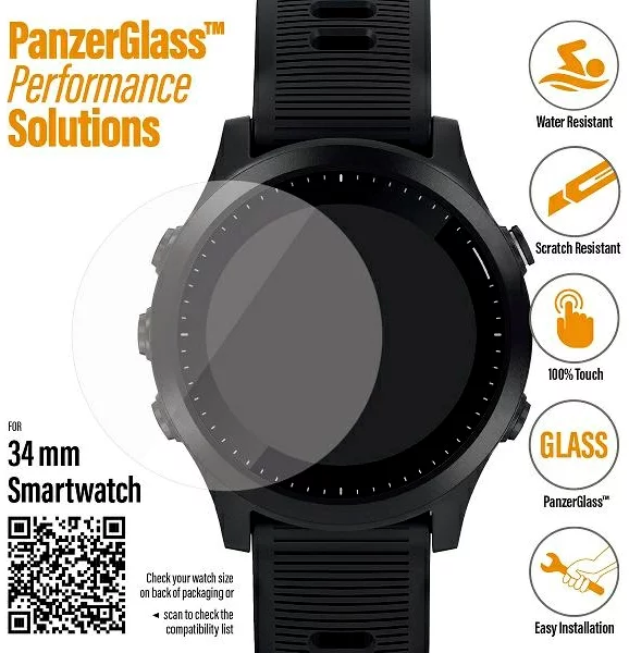 Zaštitno staklo PanzerGlass Smartwatch 34mm
