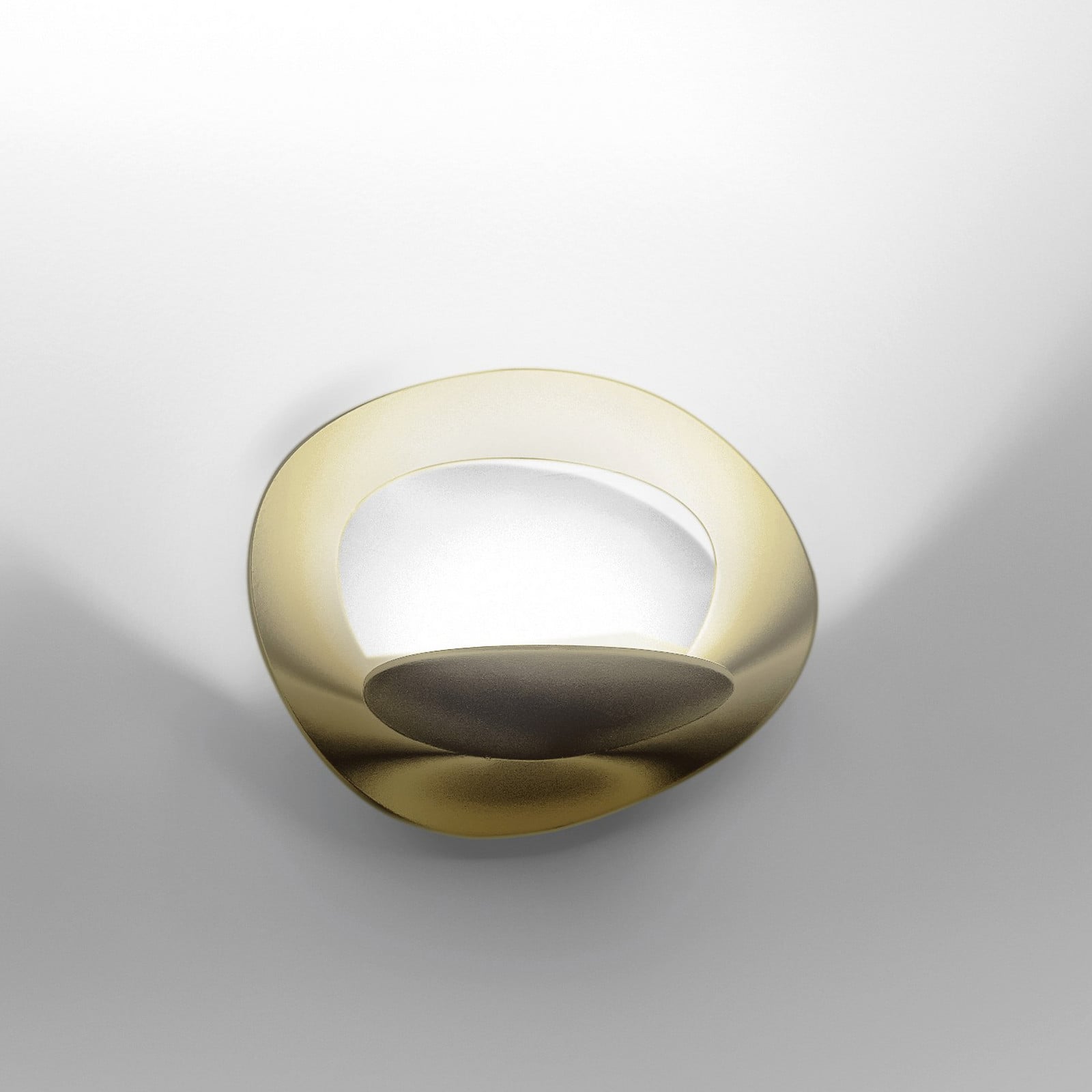 Artemide Pirce Micro LED zidna svjetiljka zlatna 3.000 K