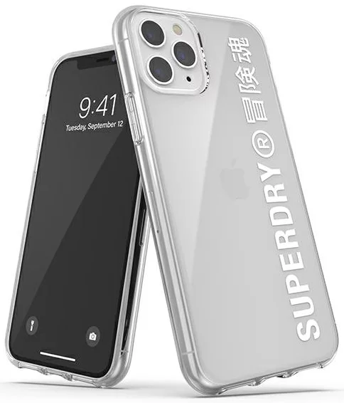 Maska SuperDry Snap iPhone 11 Pro Max Clear Case White (41580)
