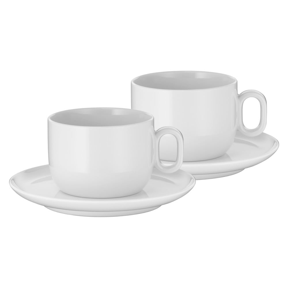 Bijele porculanske šalice u setu 2 kom za cappuccino 160 ml Barista – WMF