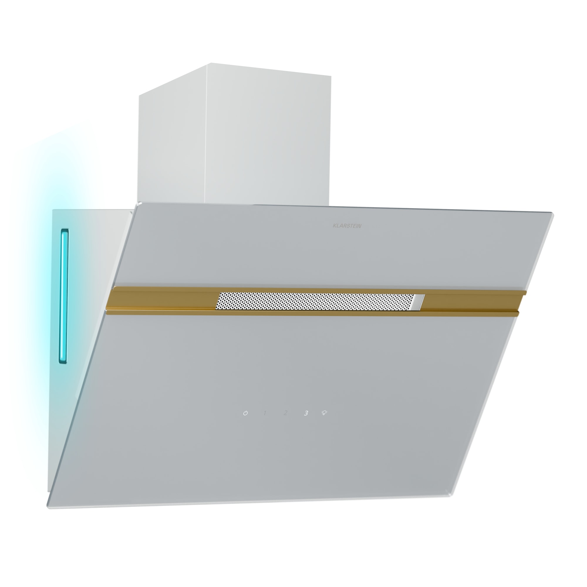 Klarstein Alina napa, EEK A, na dodir, LED osvjetljenje, Ekstrakcija/recirkulacija, 600 m³/h