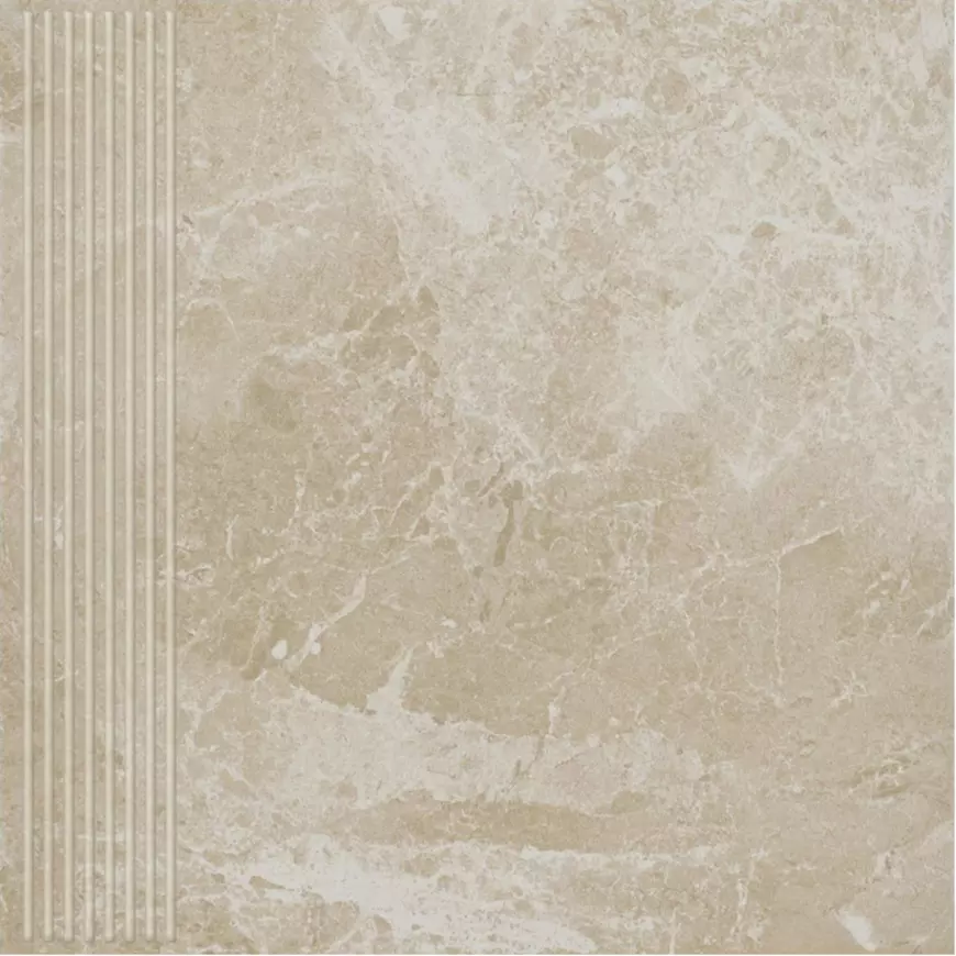 Pločica za gazište stepenica Track beige 30/30
