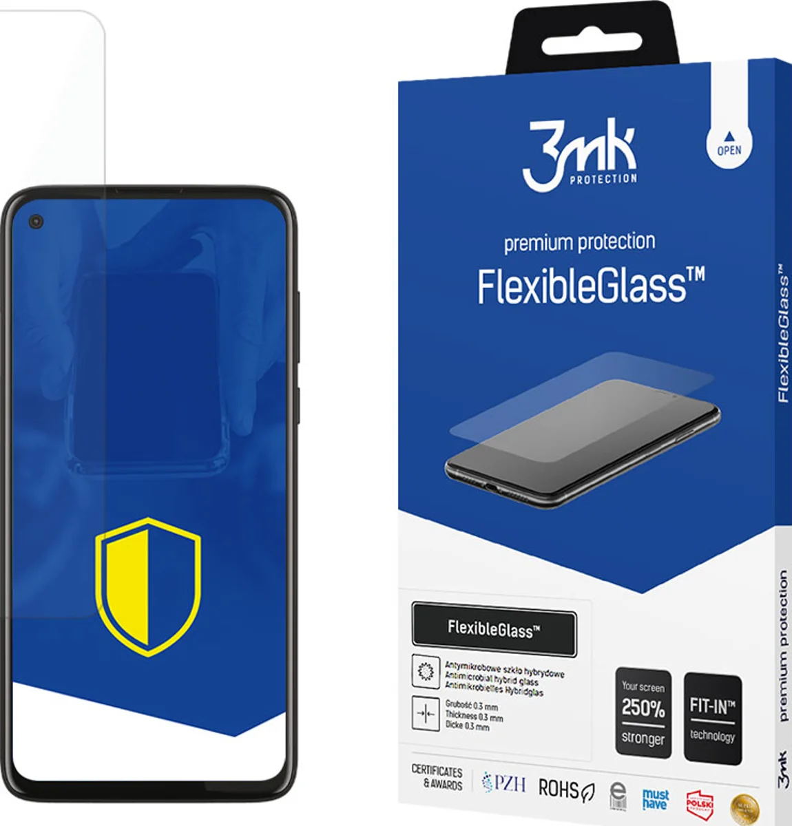 Zaštitno staklo 3MK FlexibleGlass Motorola Moto G8 Power Hybrid Glass