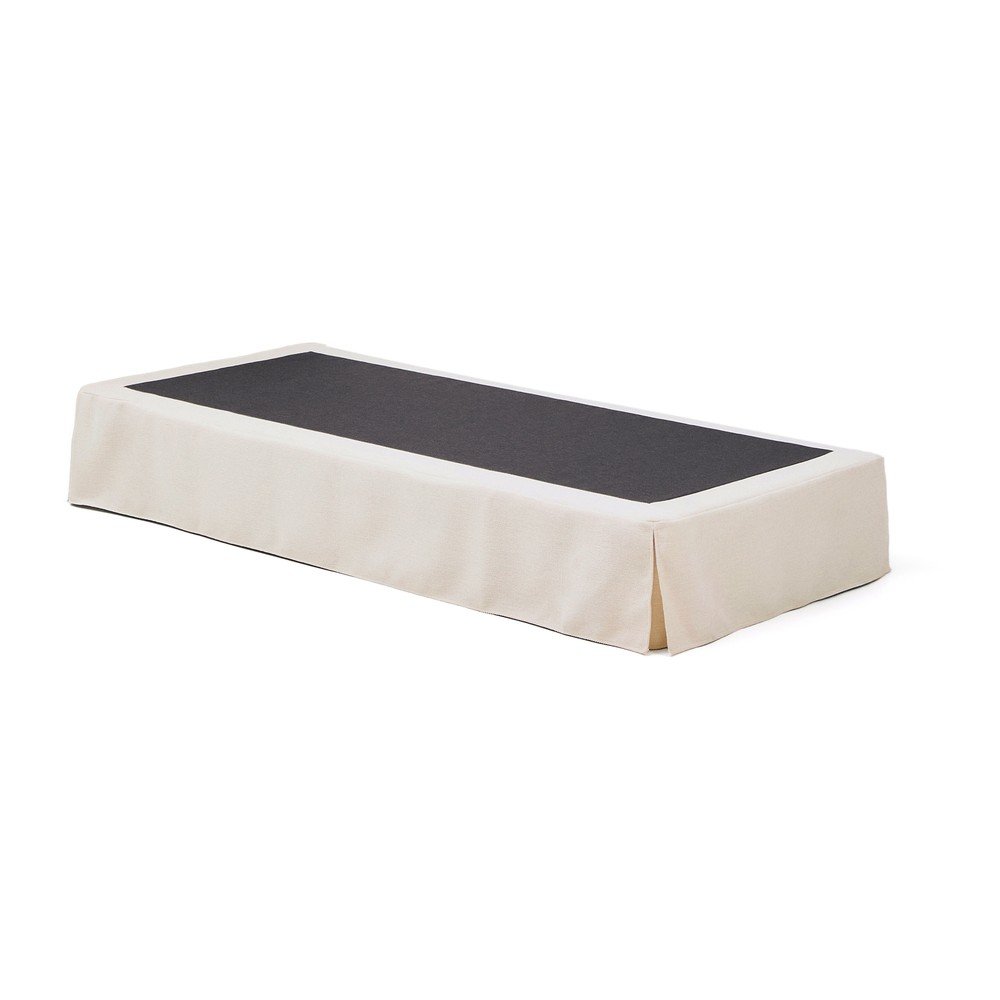 Bijeli tapecirani krevet bez uzglavlja 90x200 cm Jaira – Kave Home