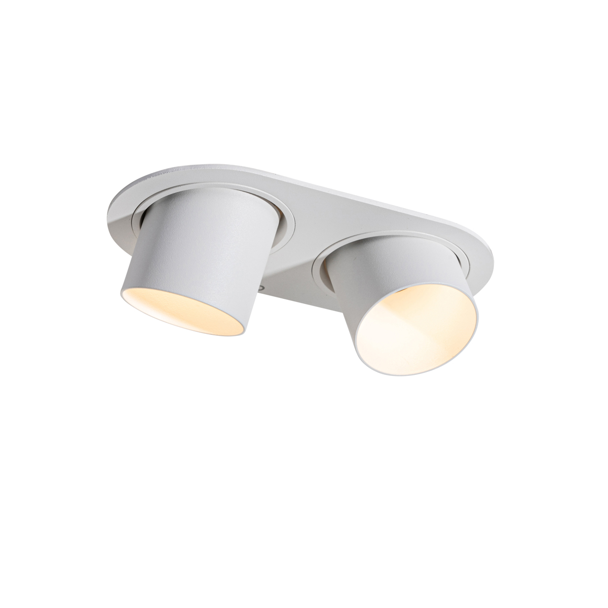 Okruglo ugradno svjetlo bijelo GU10 50 mm 2-svjetla - Installa