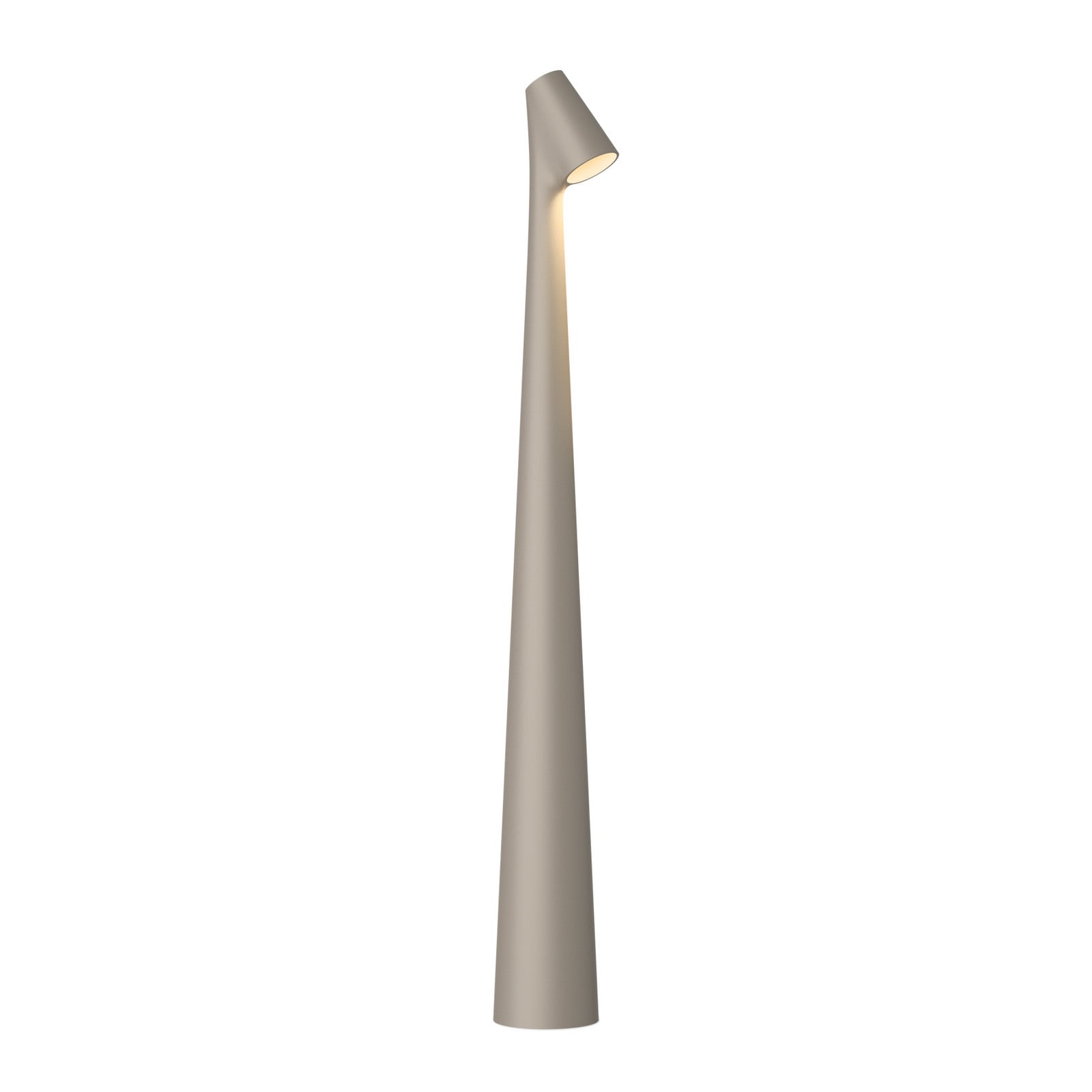 Vibia Africa LED stolna lampa visine 45cm tamno bež