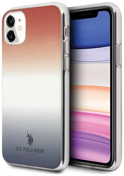 Maska US Polo USHCN61TRDGRB iPhone 11blue&red Gradient Pattern Collection (USHCN61TRDGRB)