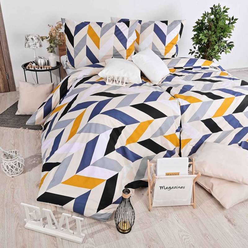 Pamučna posteljina Bakum EMI, Francuski set1 200x220 + 2x (70x90)