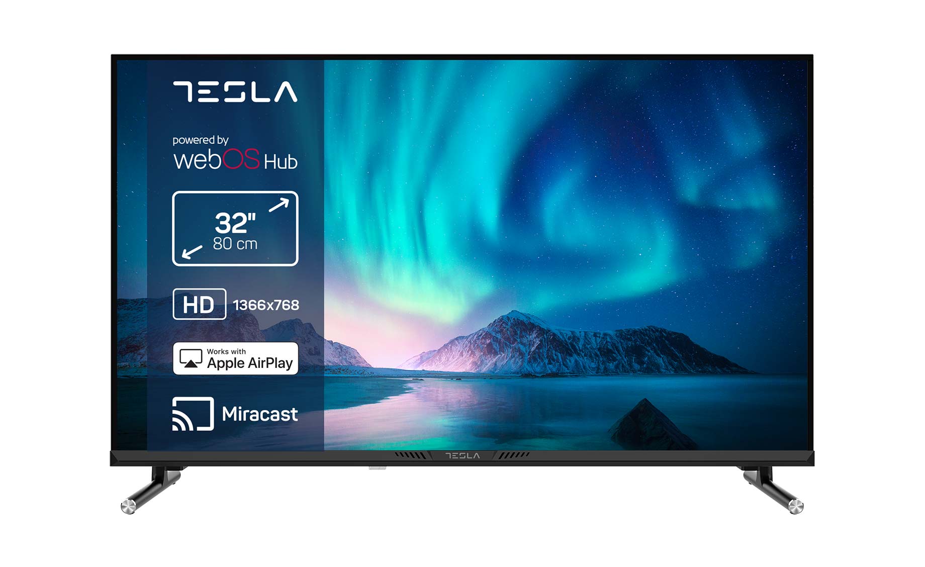 Tesla 32E645BHW HD LED TV