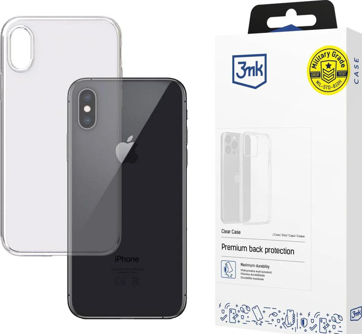 Maska 3MK Apple iPhone Xs - 3mk Clear Case