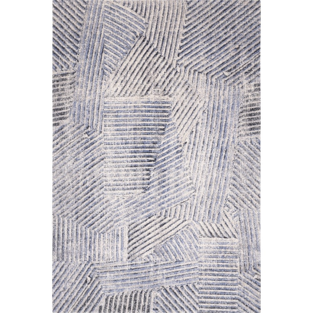 Svijetlo plavi vuneni tepih 160x240 cm Strokes – Agnella