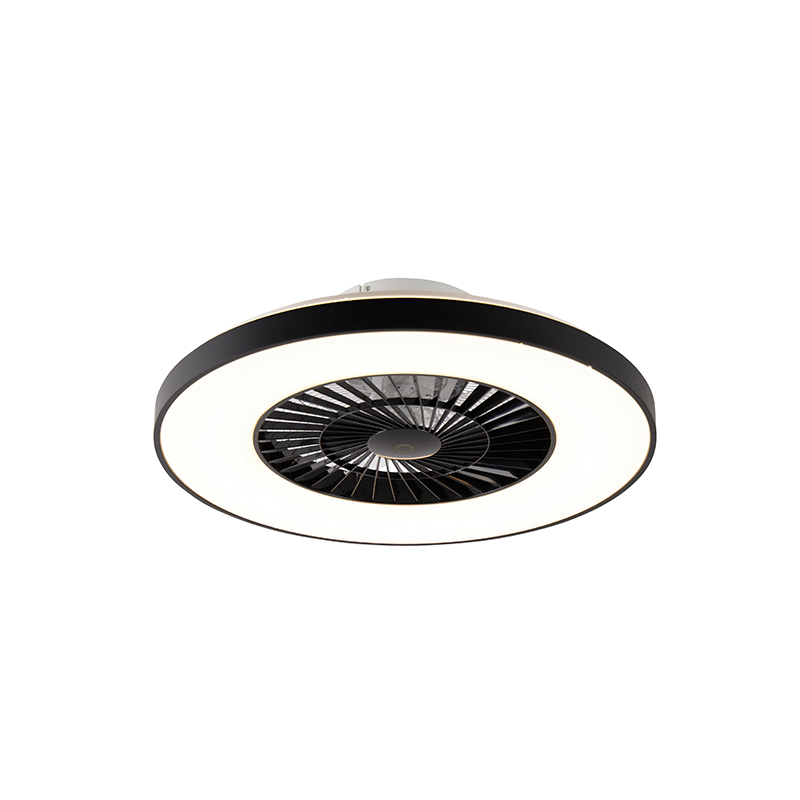 Stropni ventilator crni sa zvjezdanim efektom 60 cm uklj. LED s mogućnošću prigušivanja s daljinskim upravljačem - Climo