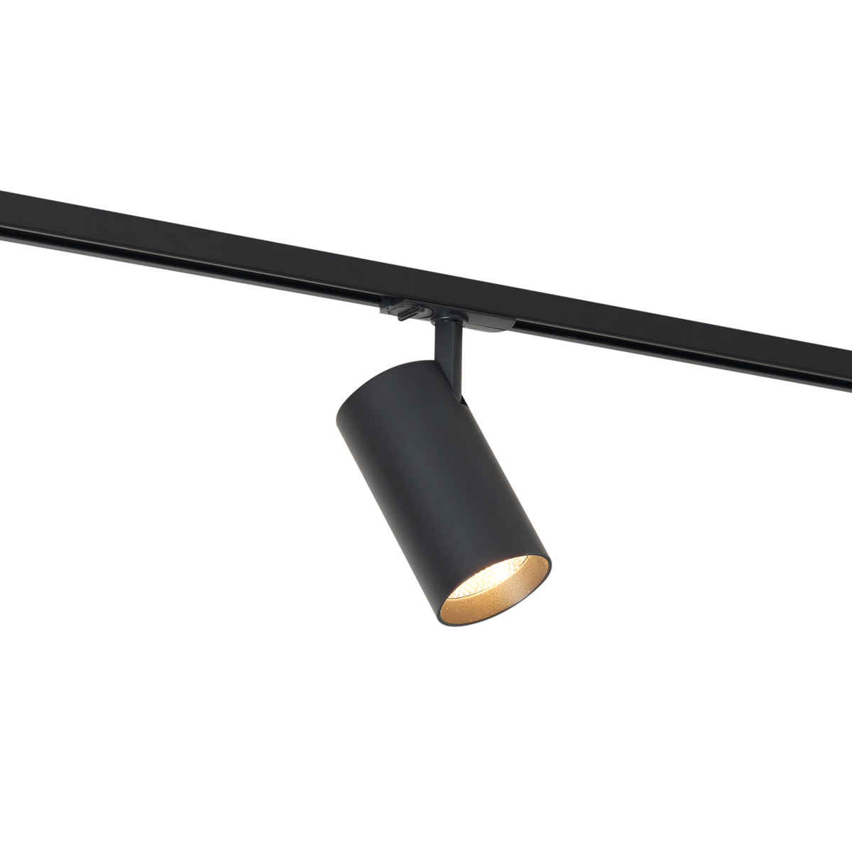 Moderni reflektor crni za 1-fazni sustav tračnica uklj. LED - Iconic Mark