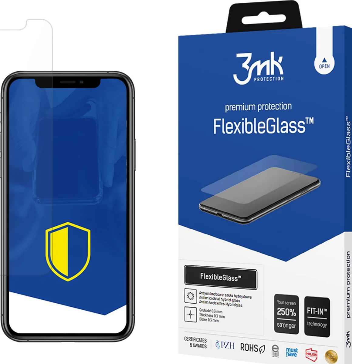 Zaštitno staklo 3MK FlexibleGlass iPhone 11 Pro 5,8" Hybrid Glass