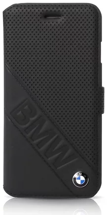Maska BMW - Sony Xperia Z5 Signature Leather Book Case - Black (BMFLBKSZ5LDLB)