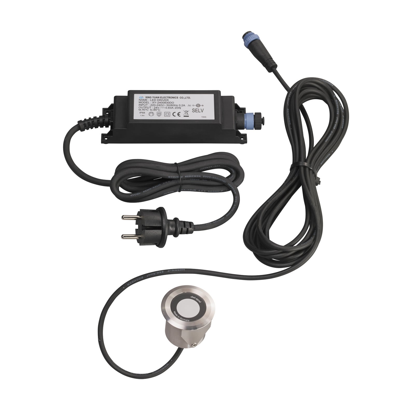 dot-spot set mini LED ugradni spot 1W 927 početni set