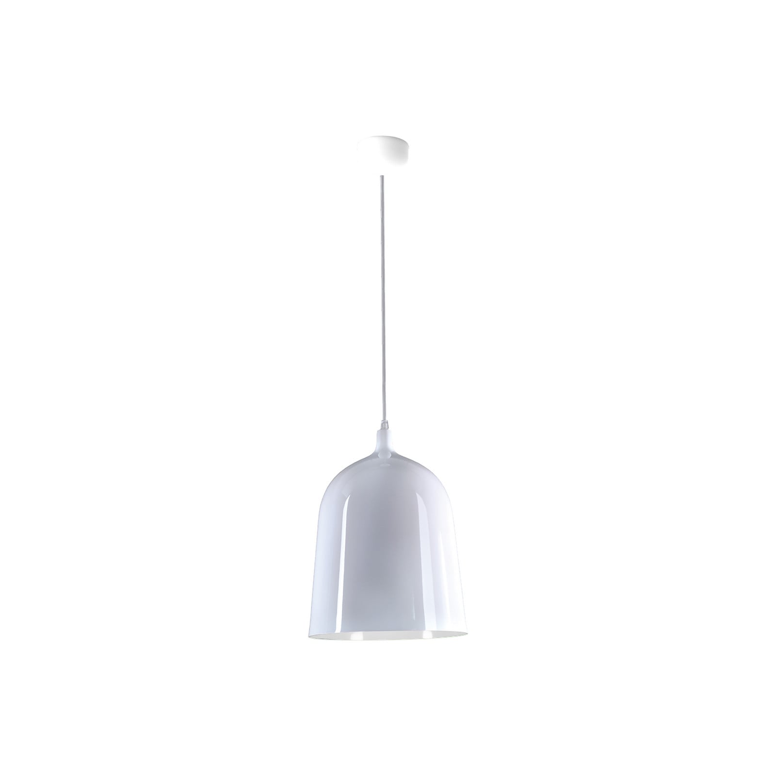 Aluminor Viseća lampa za bocu, Ø 20 cm, bijelo/bijela
