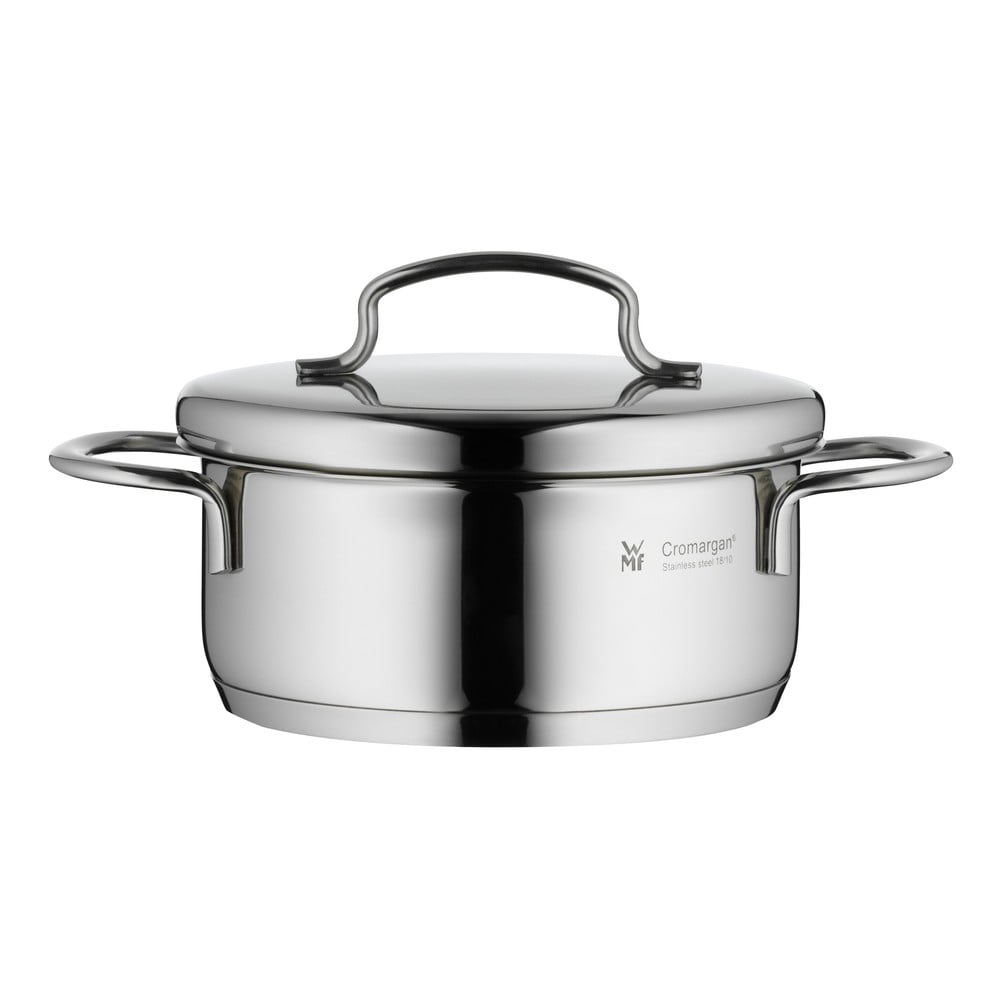 Lonac od nehrđajućeg čelika s poklopcem WMF Cromargan® Mini, ⌀ 12 cm