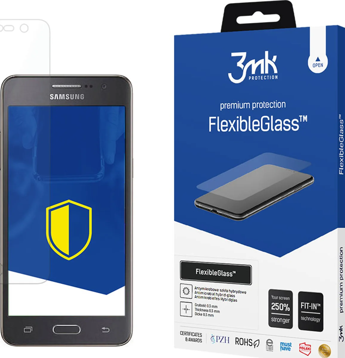 Zaštitno staklo 3MK FlexibleGlass Samsung G530 Grand Prime Hybrid Glass