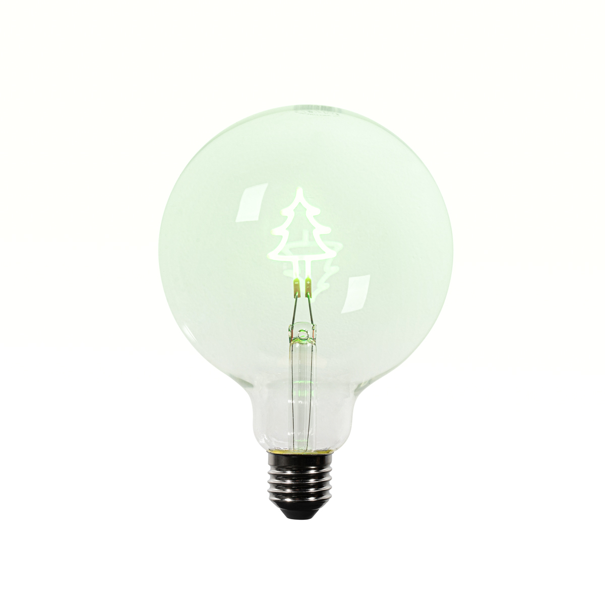 Božićna E27 LED žarulja G125 prozirna 1,8W 100 lm