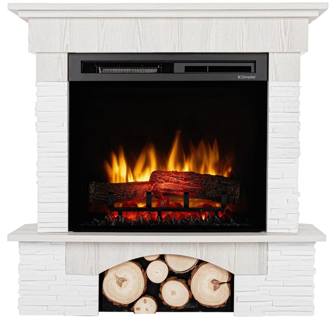 Elektricni kamin Porto 23, bijeli bor